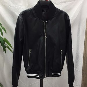 French Kiss BlacK zip Up Jacket